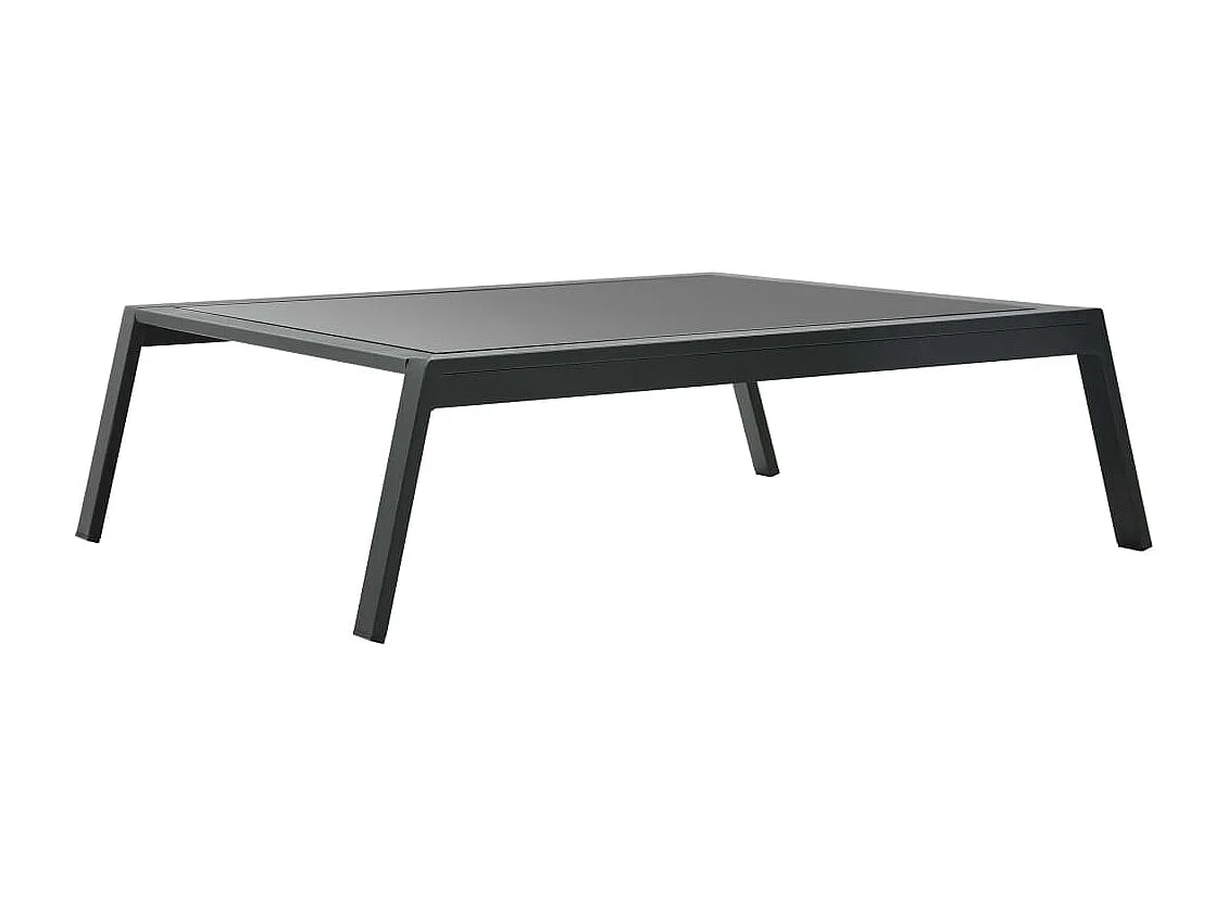 Set Divani da Giardino 5 pz con Cuscini Alluminio Grigio Scuro