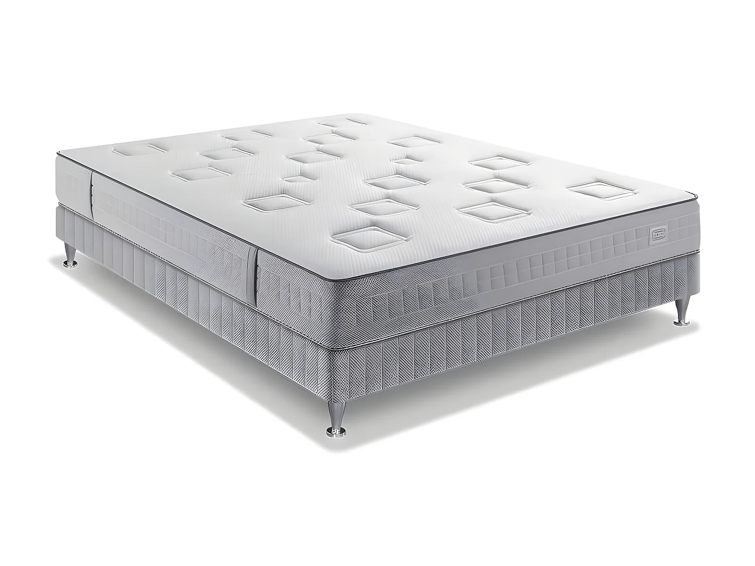 Ensemble Simmons Energic - 532 ressorts ensachés 140x200