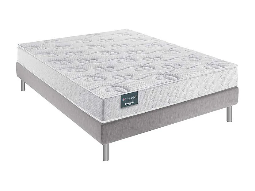 Ensemble Dunlopillo LILA Sommier Confort Ferme 90x190