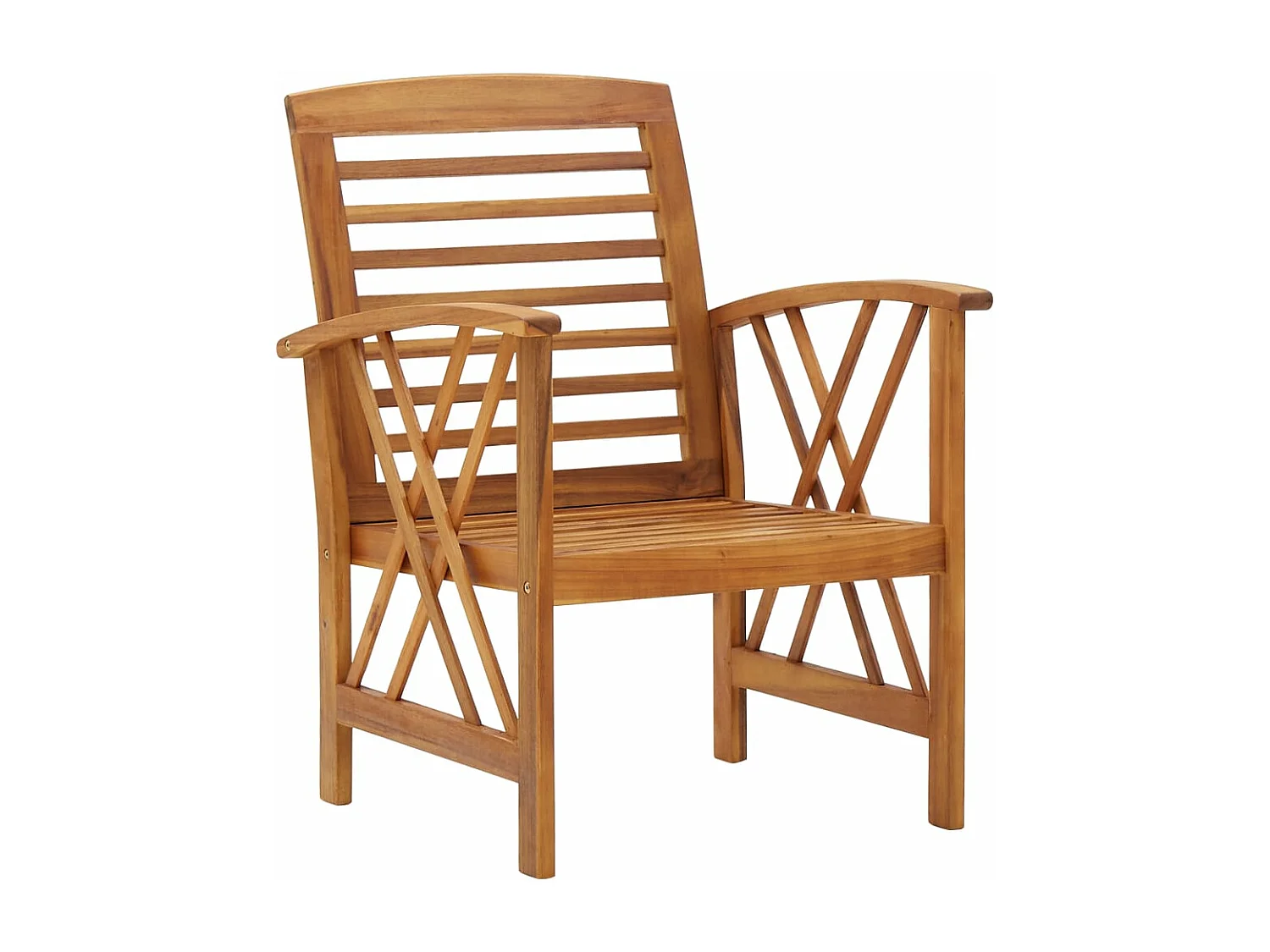 Salon de jardin 4 pcs Bois d'acacia solide