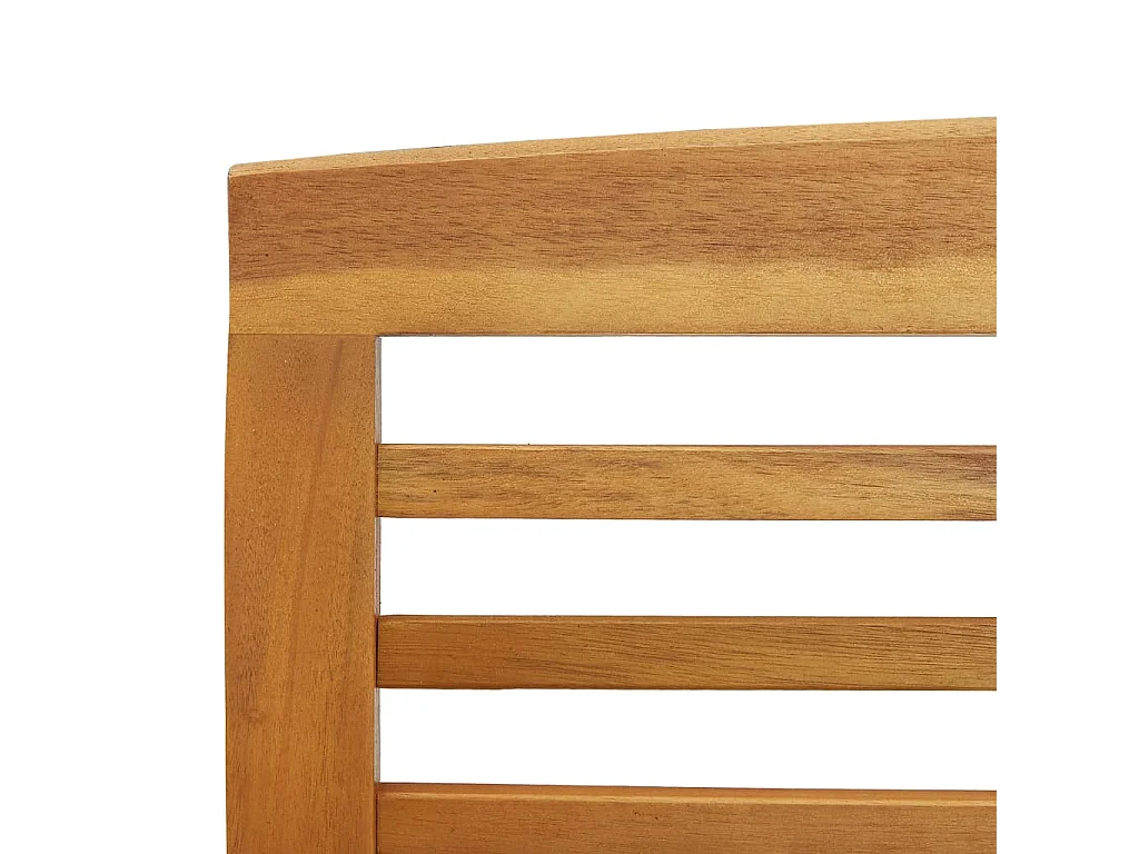 Salon de jardin 4 pcs Bois d'acacia solide