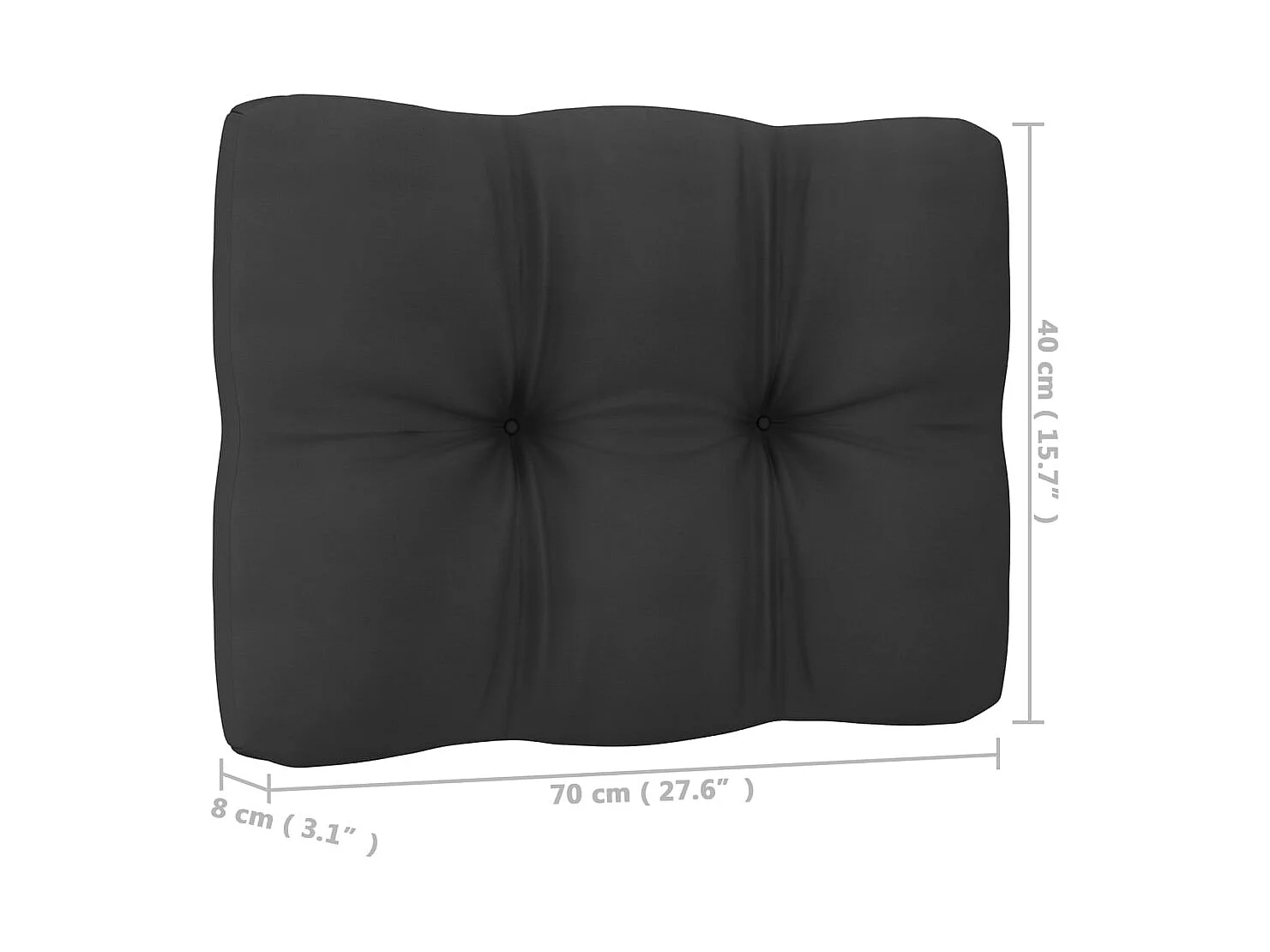8 pcs conjunto lounge de jardim c/ almofadões pinho maciço