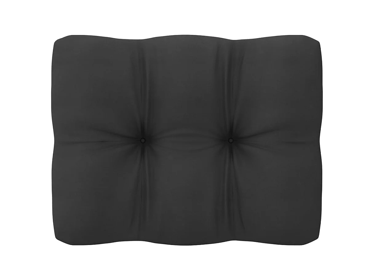 Set Divani da Giardino 6 pz con Cuscini Massello di Pino Nero
