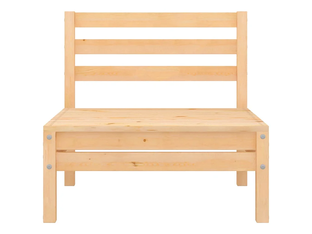4-tlg. Garten-Lounge-Set Massivholz Kiefer
