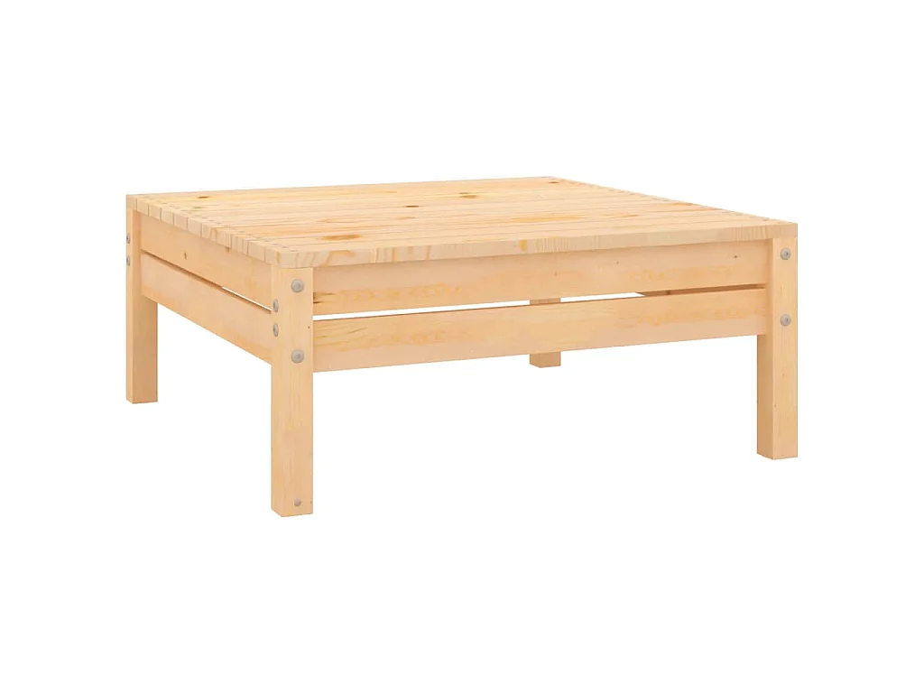 4-tlg. Garten-Lounge-Set Massivholz Kiefer