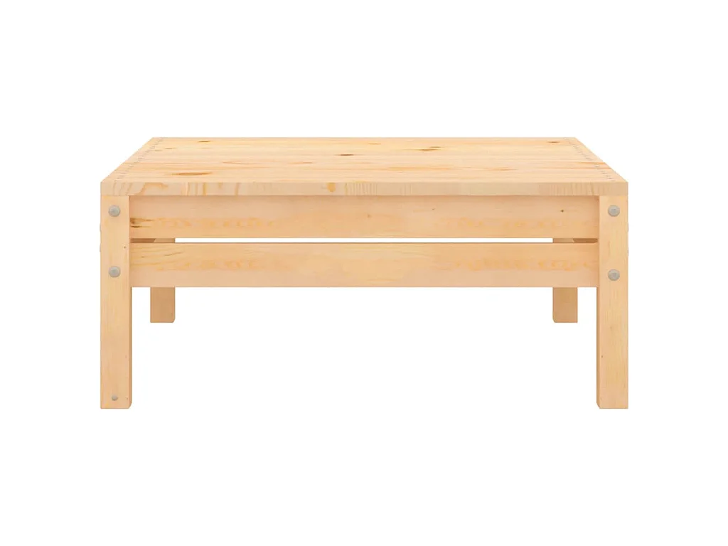4-tlg. Garten-Lounge-Set Massivholz Kiefer
