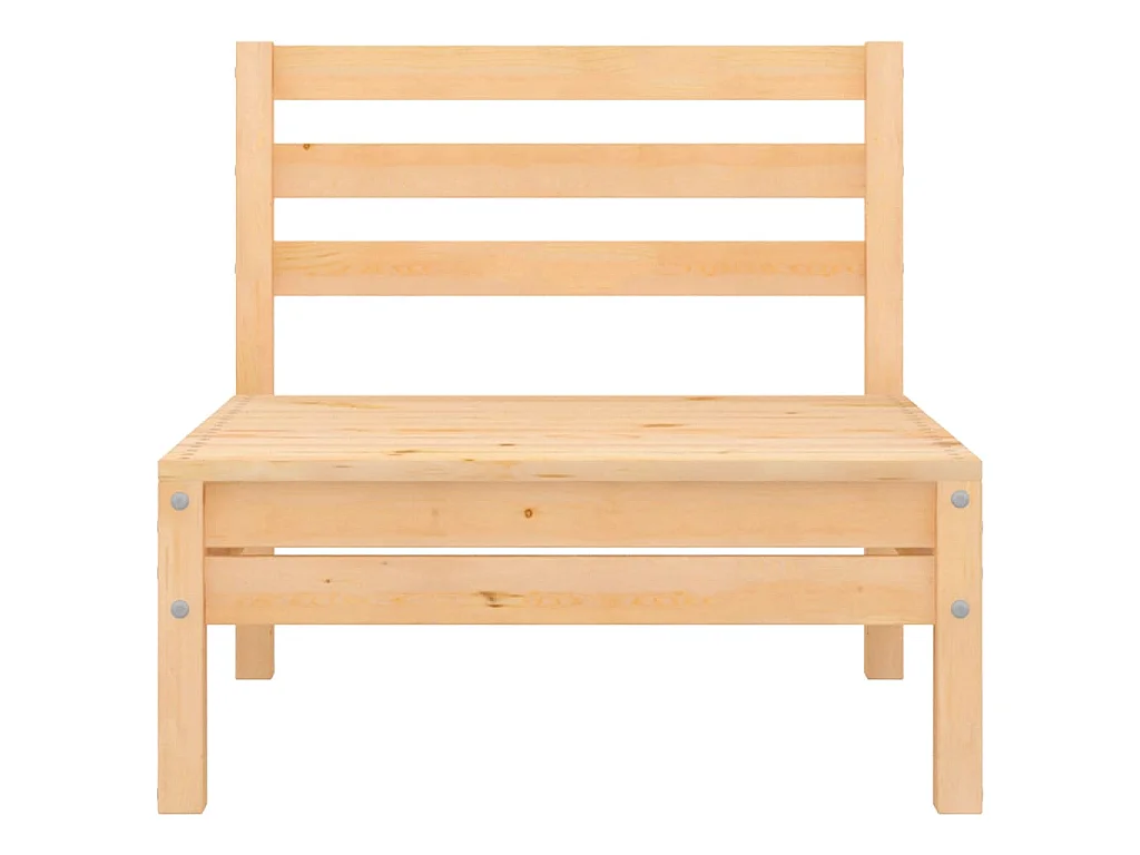 Salon de jardin 4 pcs bois massif de pin