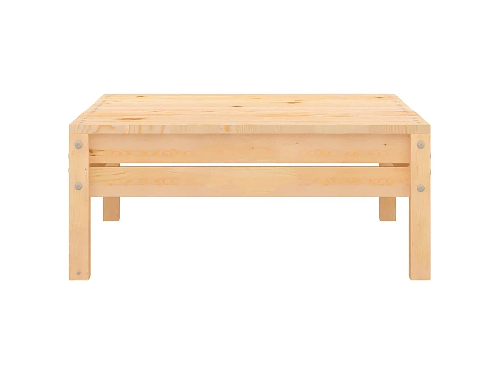 Salon de jardin 4 pcs bois massif de pin