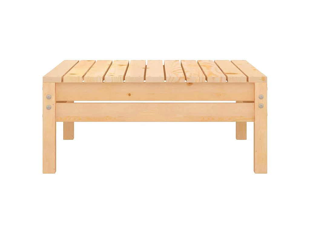 Salon de jardin 4 pcs bois massif de pin