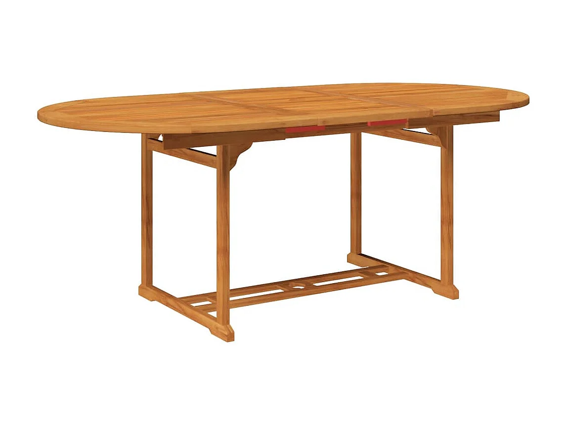 7-delige Tuinset massief acaciahout 150-200 cm