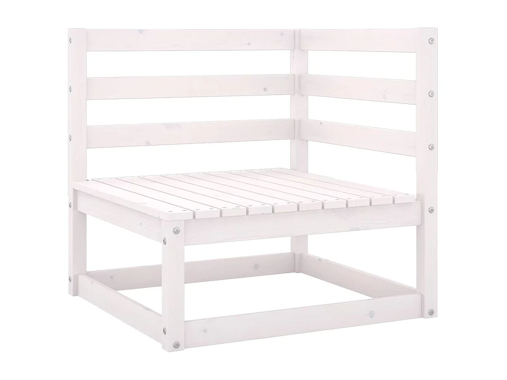 5-delige Loungeset met kussens massief grenenhout