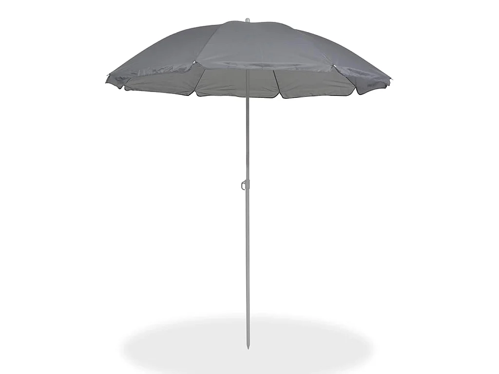 Ensemble à manger d'extérieur 6 pcs Acier et textilène Gris