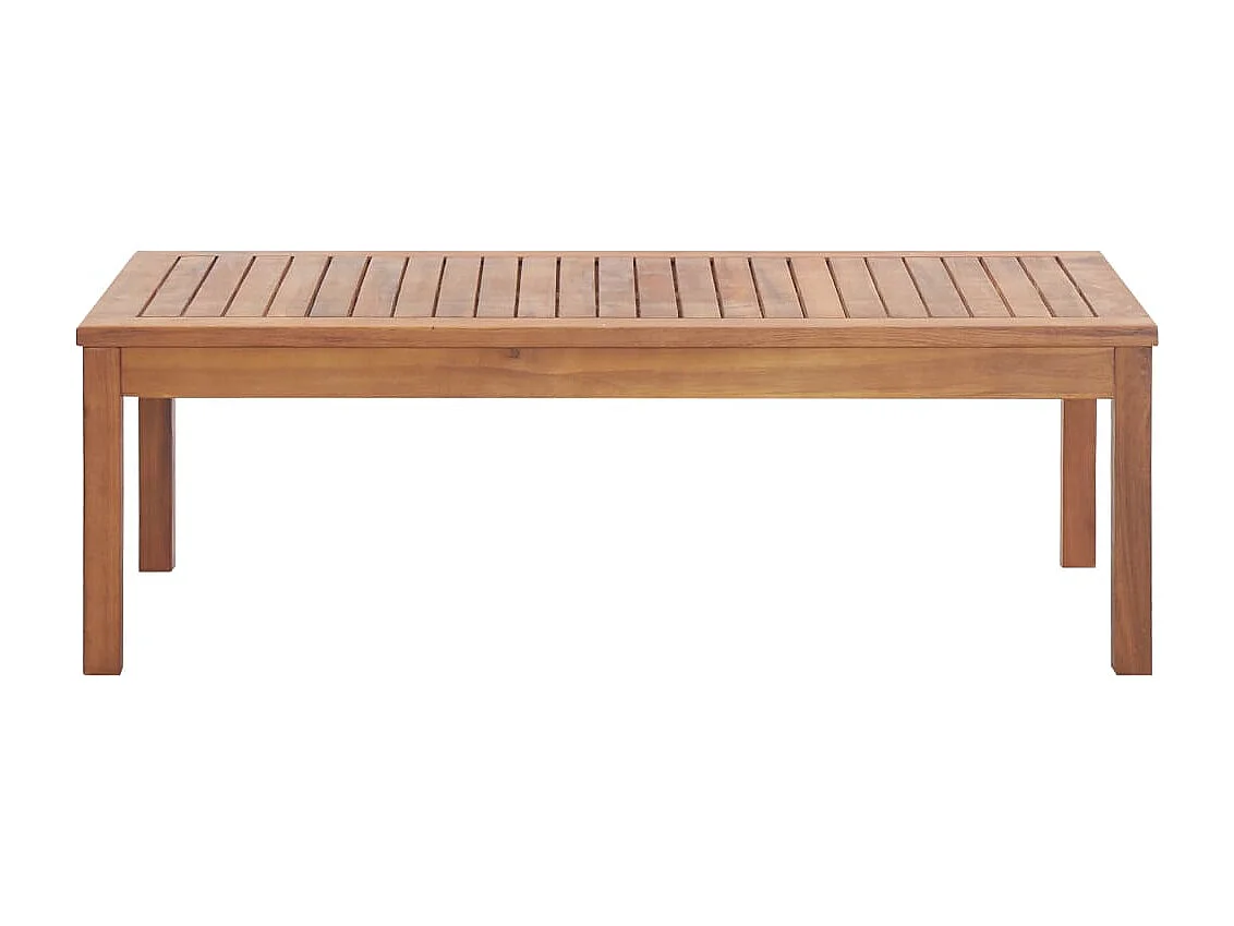 Garten-Lounge-Set mit Auflagen 4-tlg. Massivholz Akazie