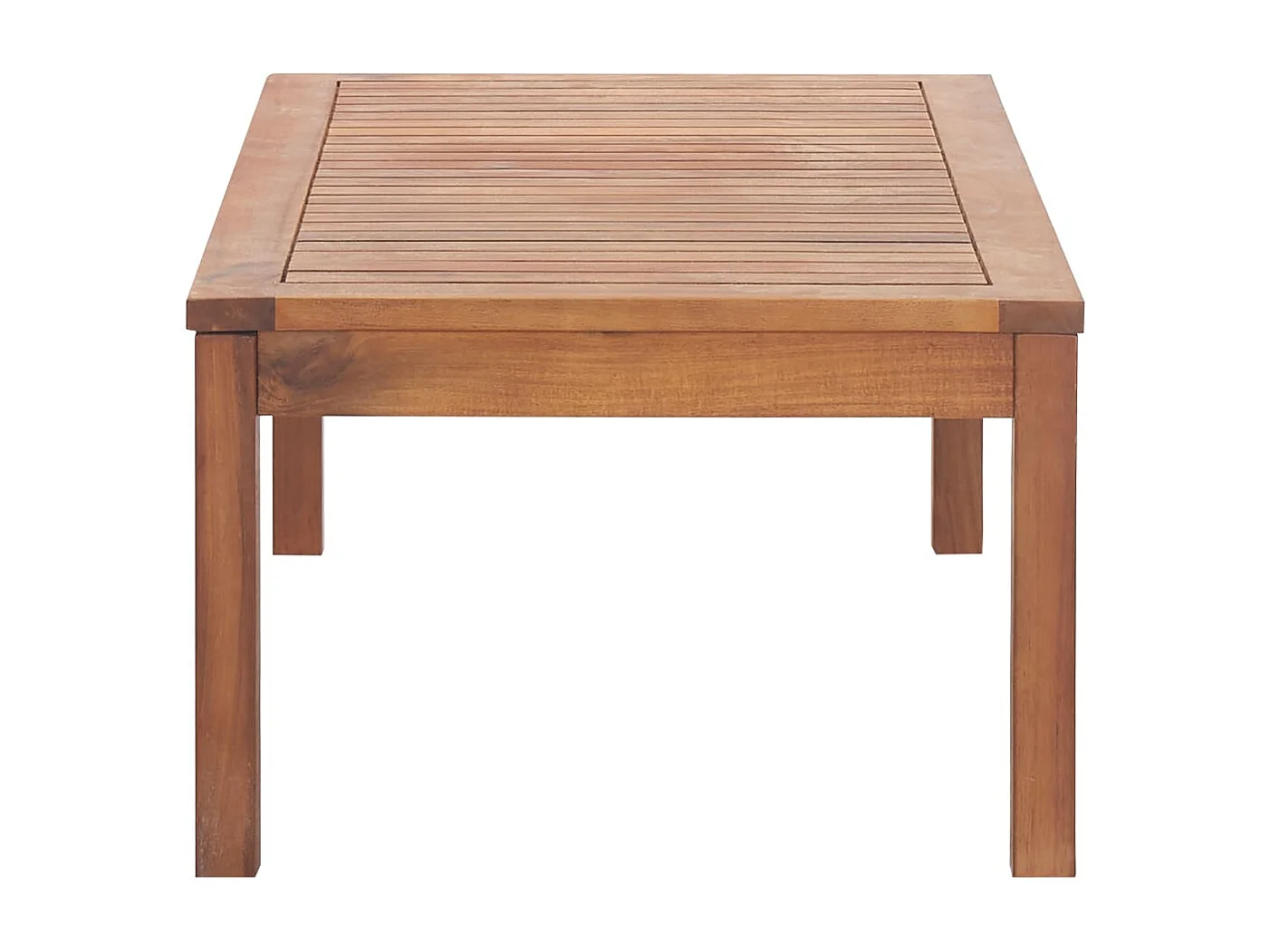 Garten-Lounge-Set mit Auflagen 4-tlg. Massivholz Akazie