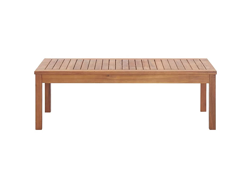 Salon de jardin 4 pcs avec coussins Bois d'acacia solide