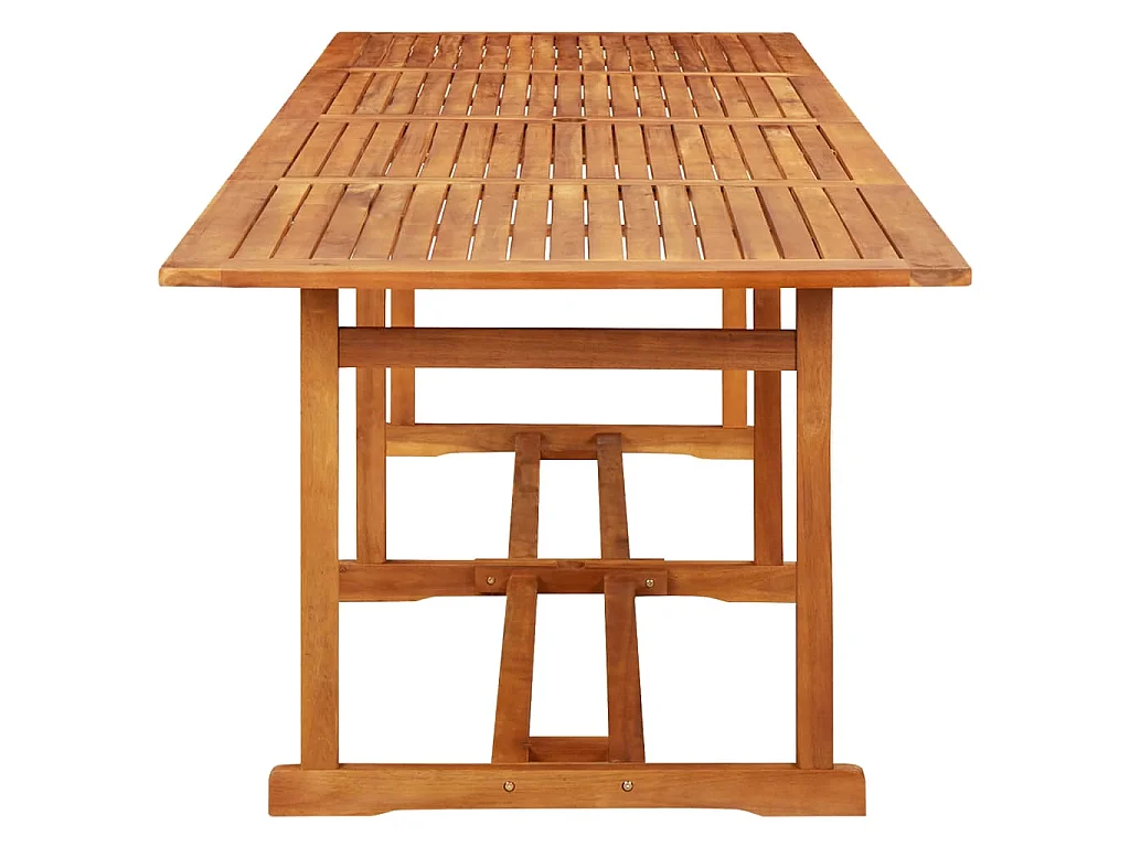 13-tlg. Garten-Essgruppe 280x90x75 cm Massivholz Akazie