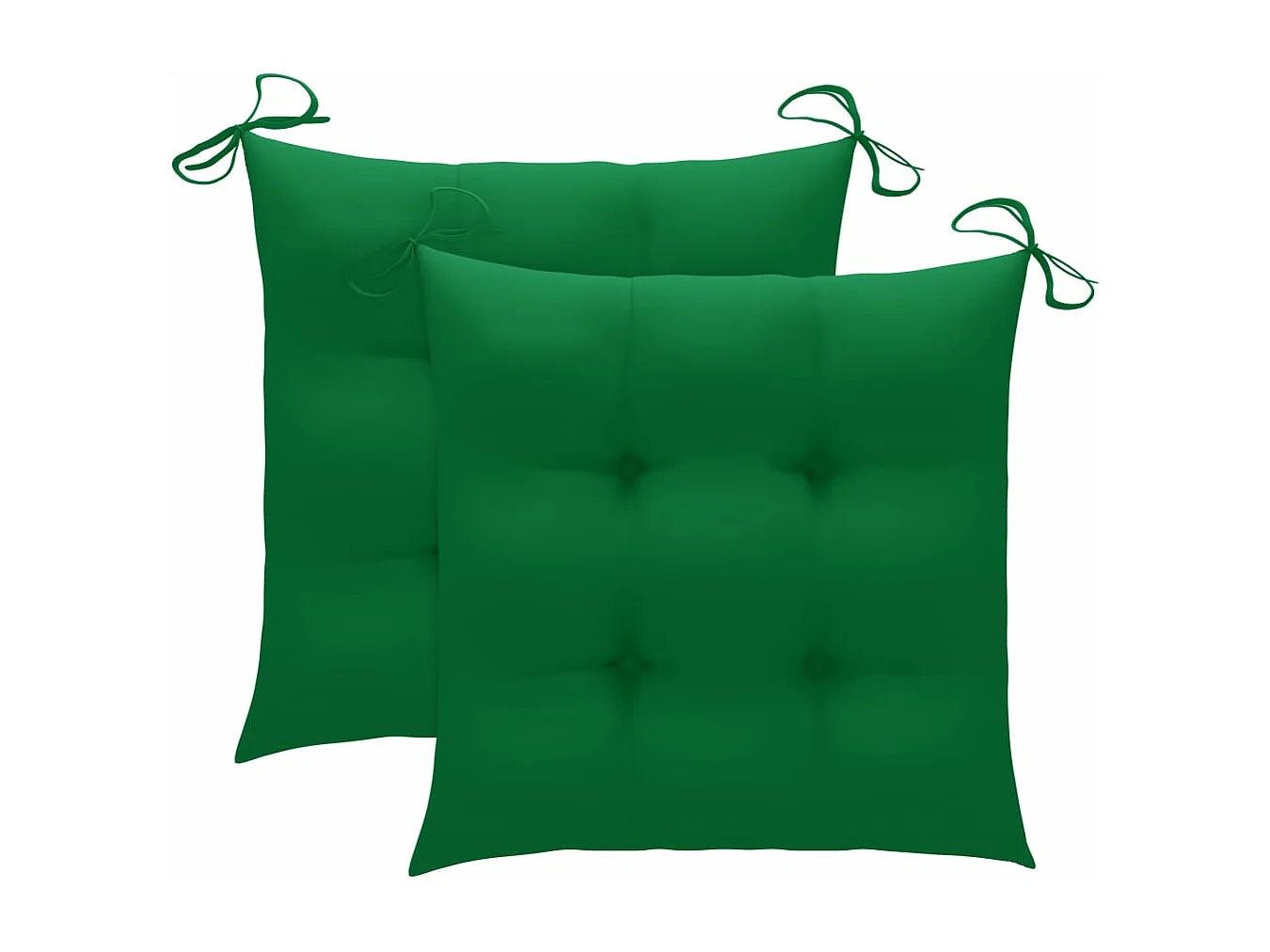 Ensemble à manger d'extérieur pliable avec coussin 3 pcs Teck