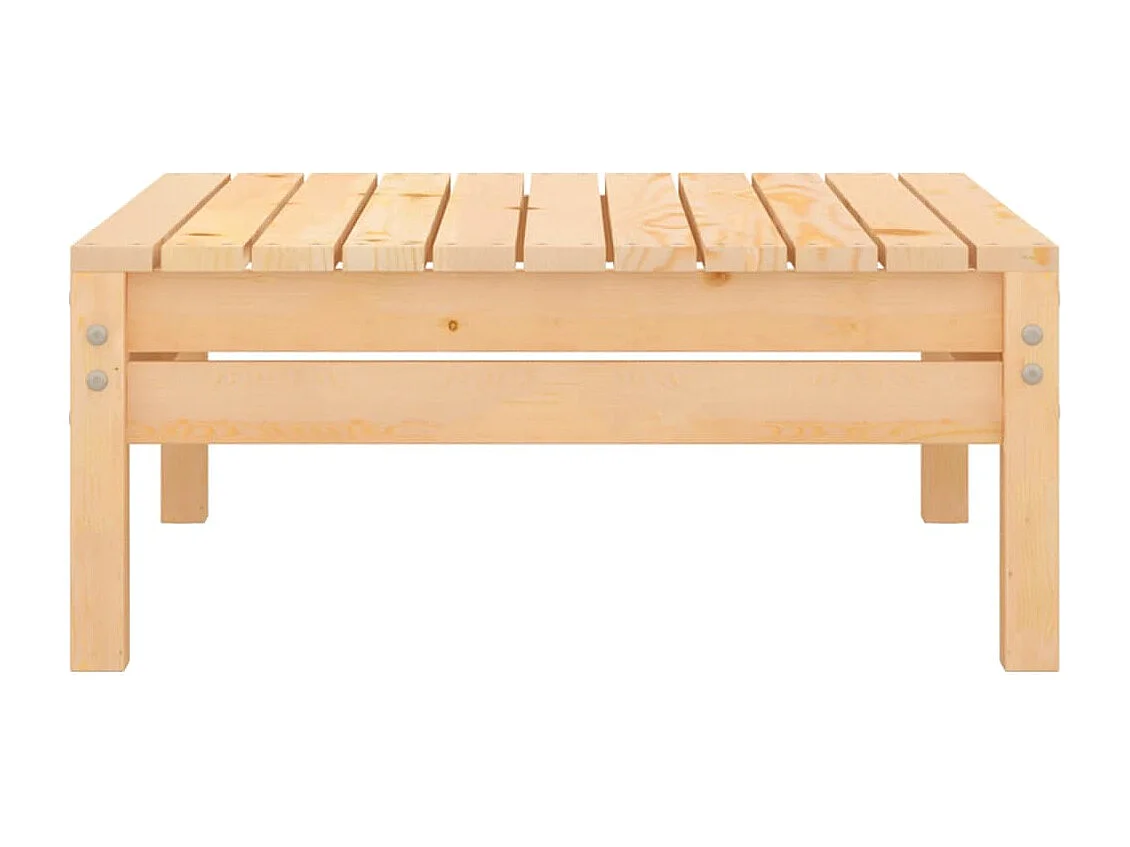 3-tlg. Garten-Lounge-Set Kiefer Massivholz