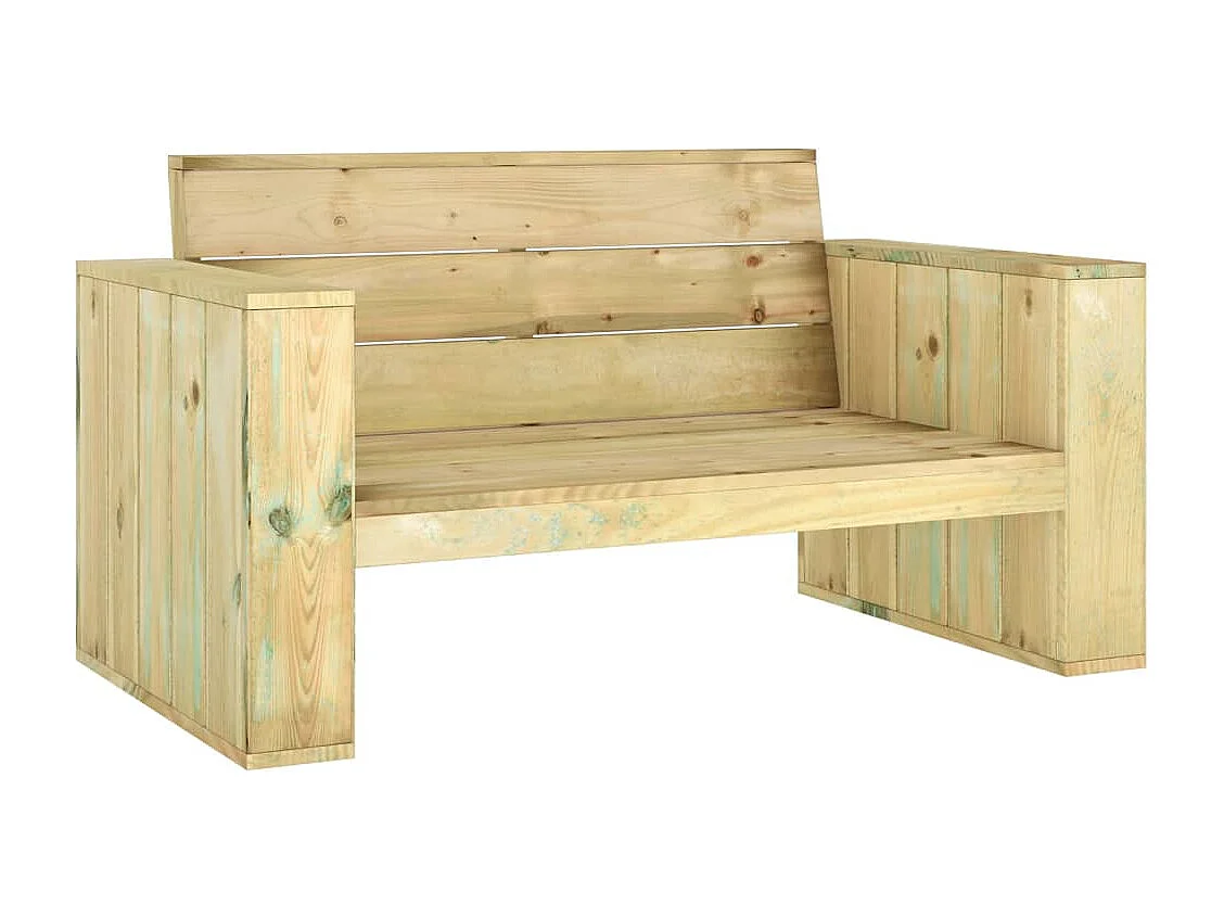 4-tlg. Garten-Lounge-Set Imprägniertes Massivholz Kiefer