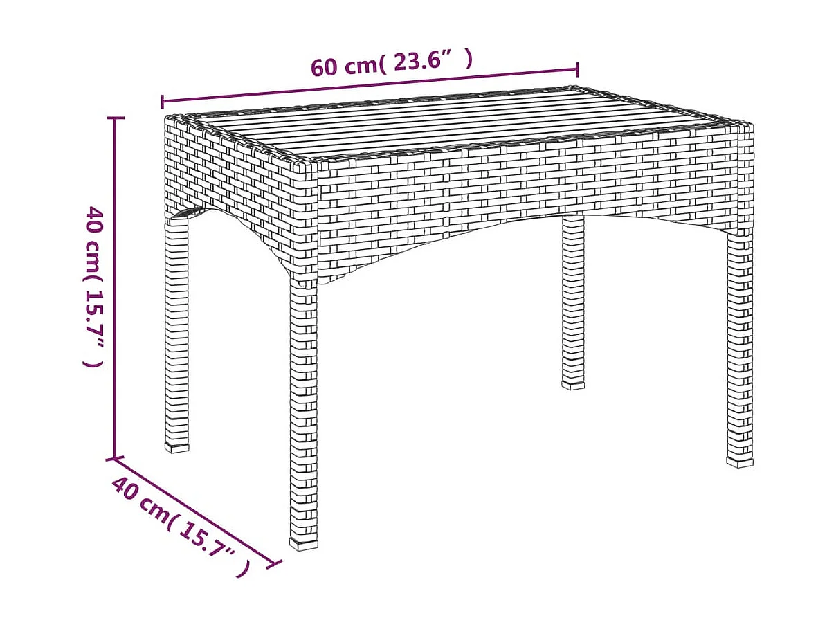 Set de muebles de jardín 3 pzas y cojines ratán sintético gris