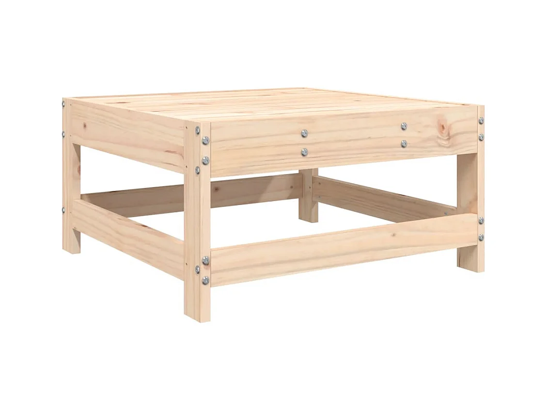 Salon de jardin 4 pcs bois massif de pin