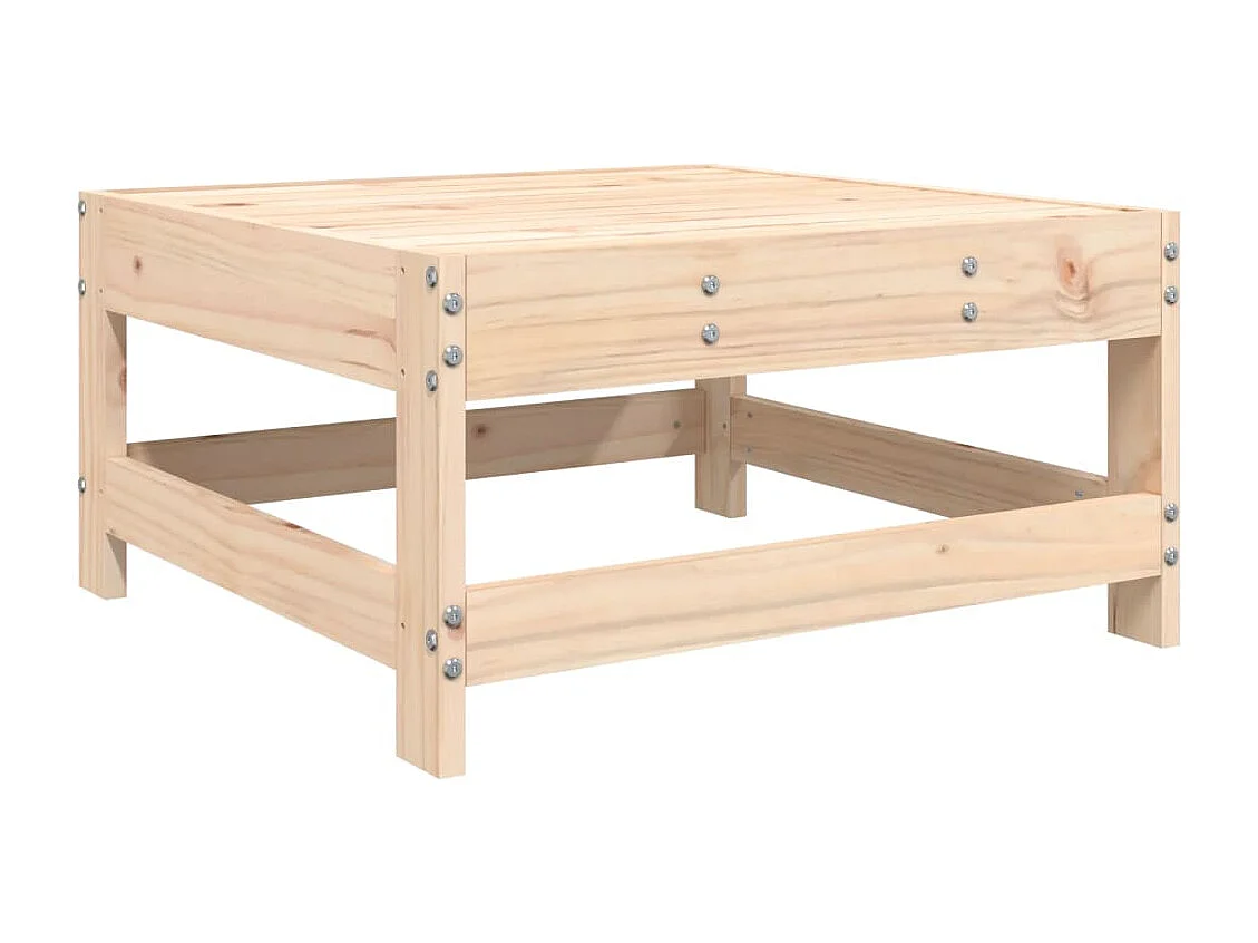 4-tlg. Garten-Lounge-Set Massivholz Kiefer