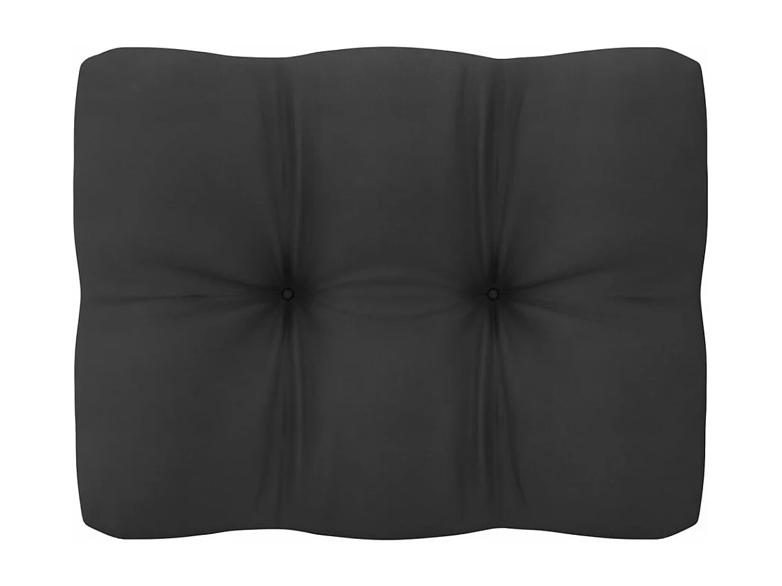 5-delige Loungeset met kussens massief grenenhout