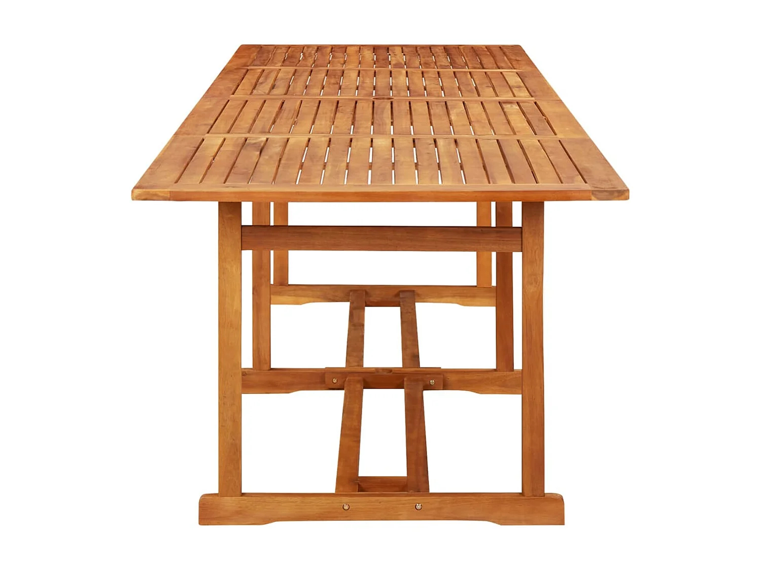 11-tlg. Garten-Essgruppe 280x90x75 cm Massivholz Akazie