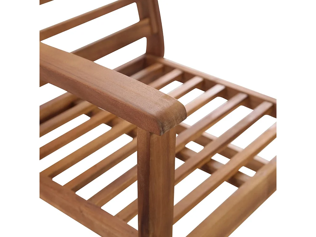 Salon de jardin 4 pcs Bois d'acacia solide