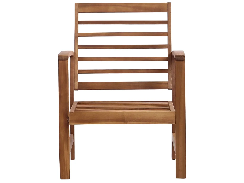Salon de jardin 4 pcs Bois d'acacia solide