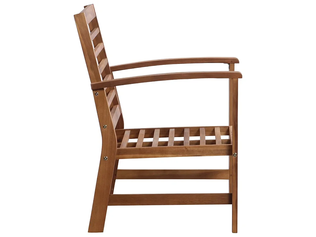 Salon de jardin 4 pcs Bois d'acacia solide