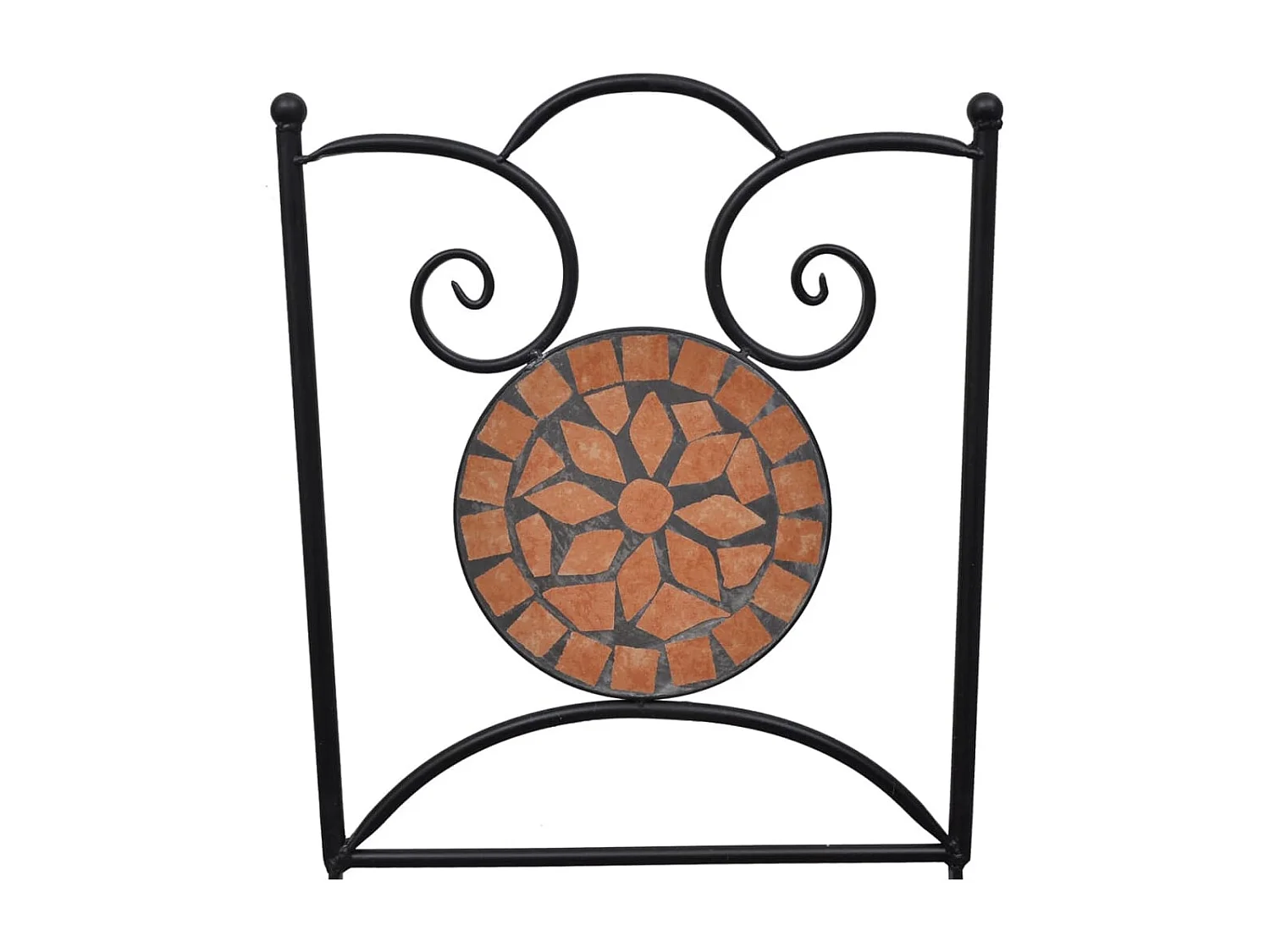 Ensemble de bistro 3 pcs Carreaux céramiques Terre cuite