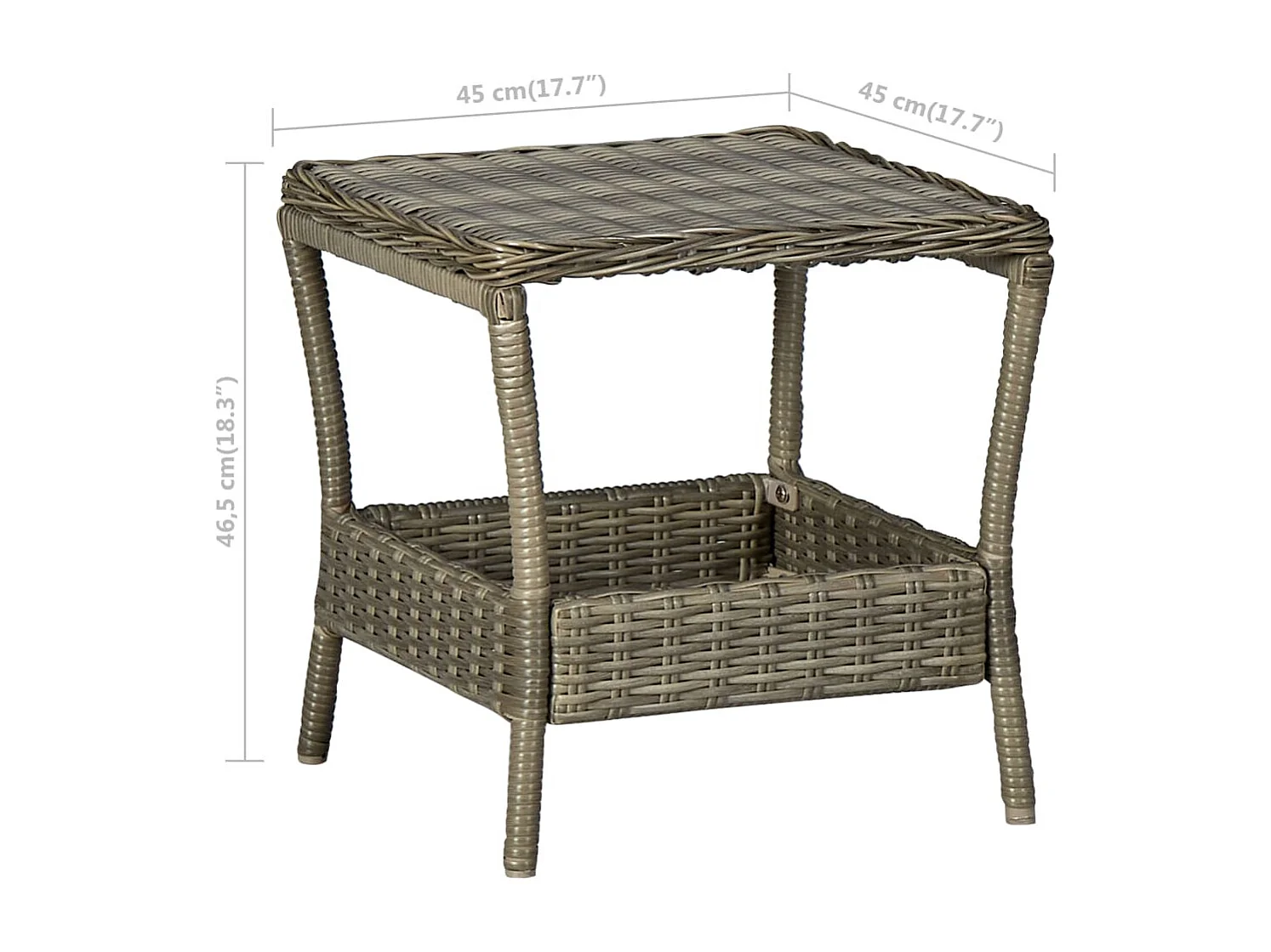 Salon de jardin 2 pcs avec coussins résine tressée marron