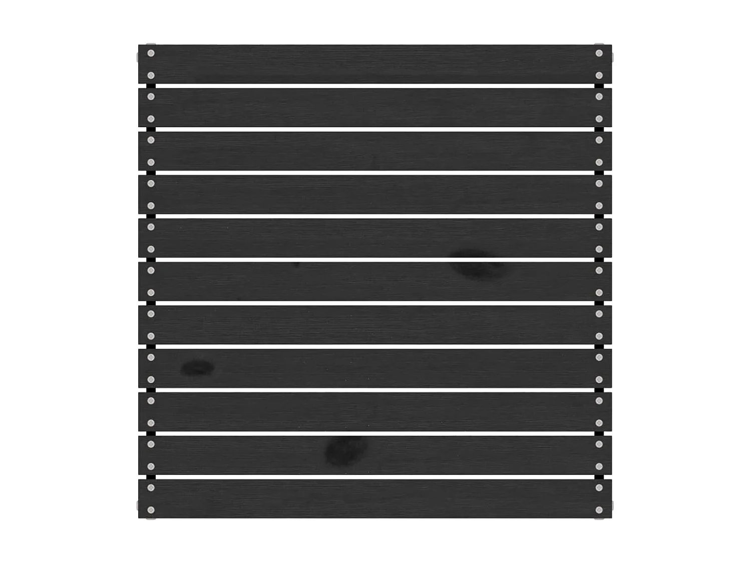 9 pcs conjunto lounge de jardim pinho maciço preto