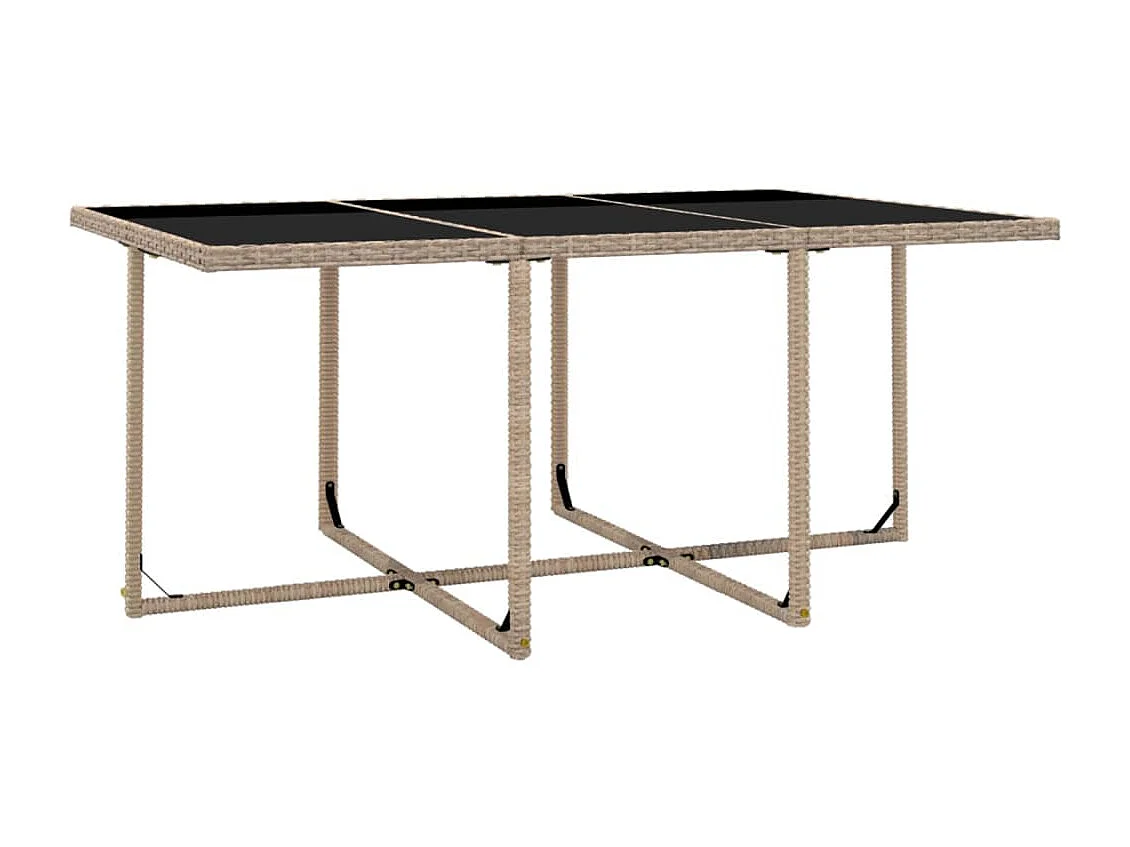 Ensemble à manger d’extérieur et coussins 11 pcs Résine tressée