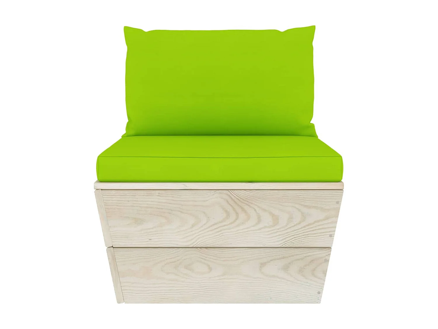 6-delige Loungeset met kussens pallet vurenhout