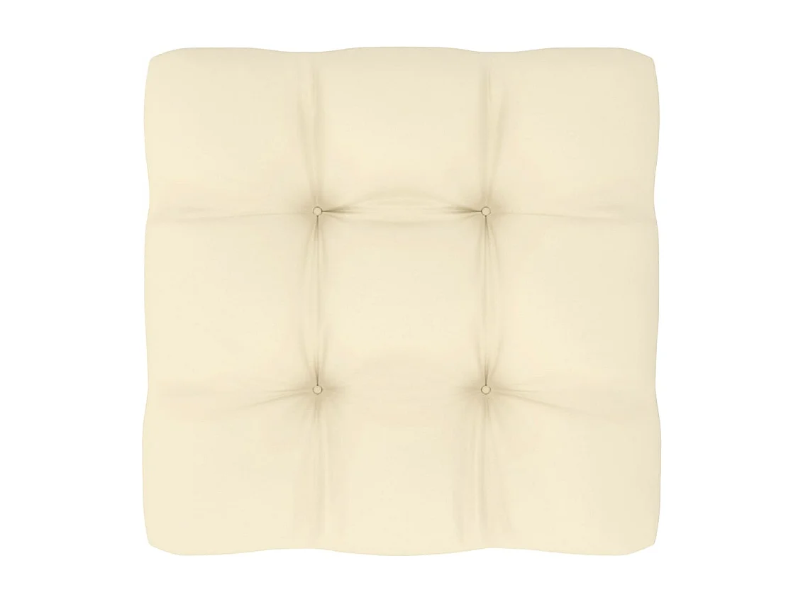 Salon de jardin 10 pcs avec coussins Marron miel Bois de pin