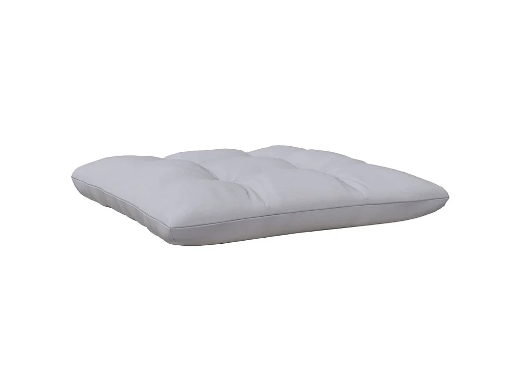Set Divani da Giardino 5 pz con Cuscini Grigi Massello di Pino