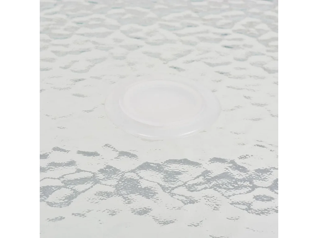 Juego de comedor de jardín 8 piezas acero y textilene gris