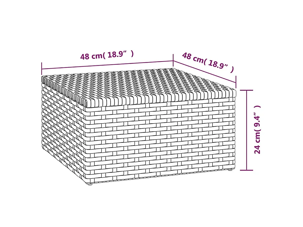 3-tlg. Garten-Lounge-Set mit Kissen Grau Poly Rattan