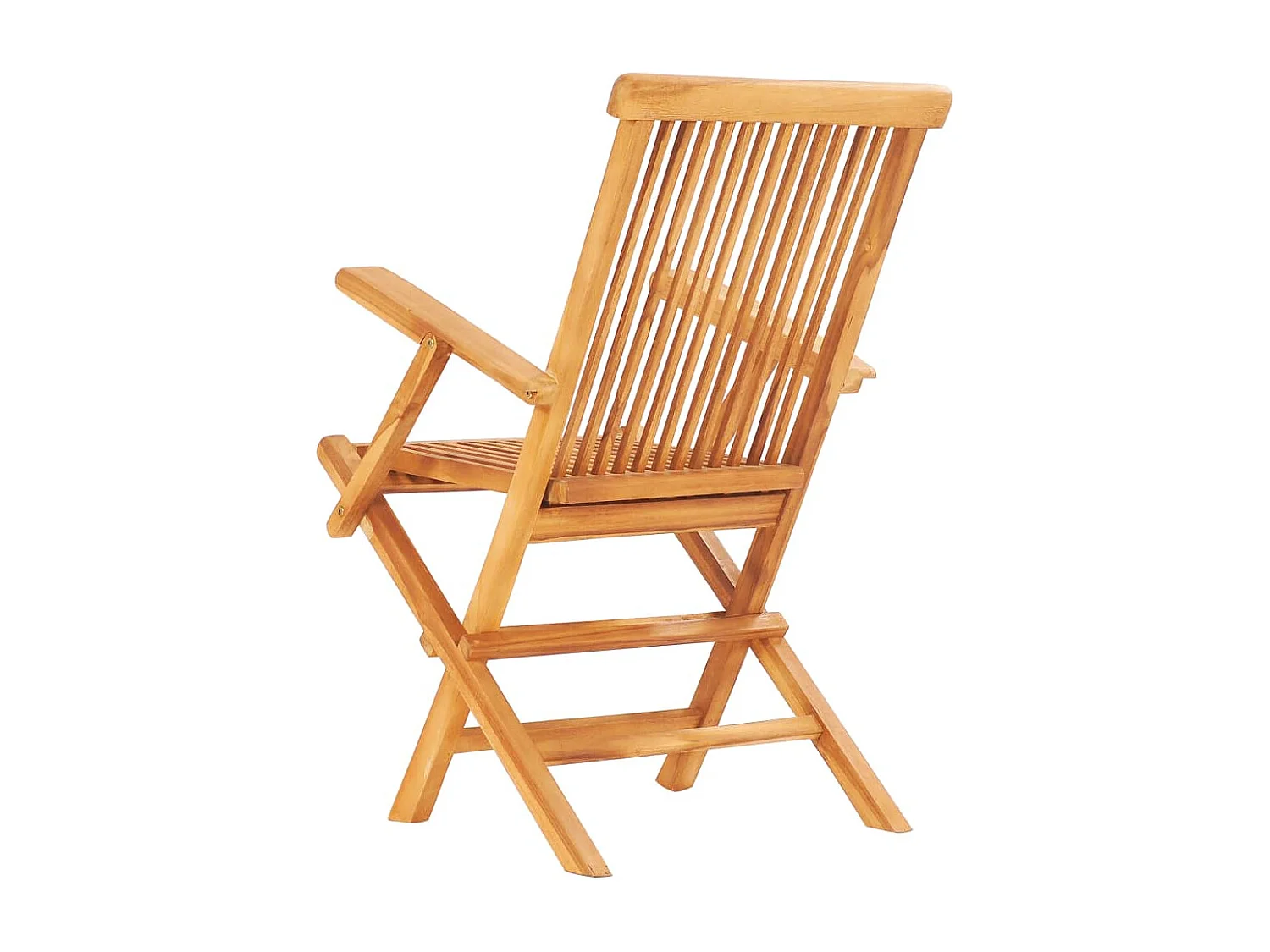 Ensemble à manger d'extérieur pliable 7 pcs Bois solide de teck