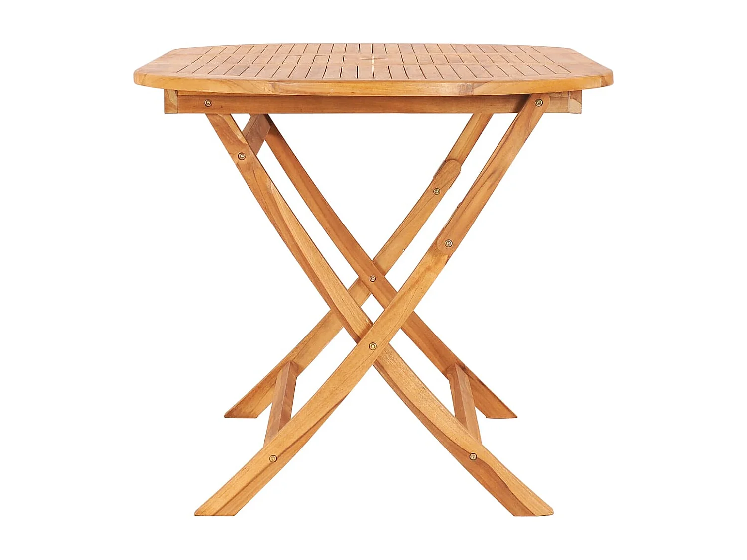 Ensemble à manger d'extérieur pliable 7 pcs Bois solide de teck