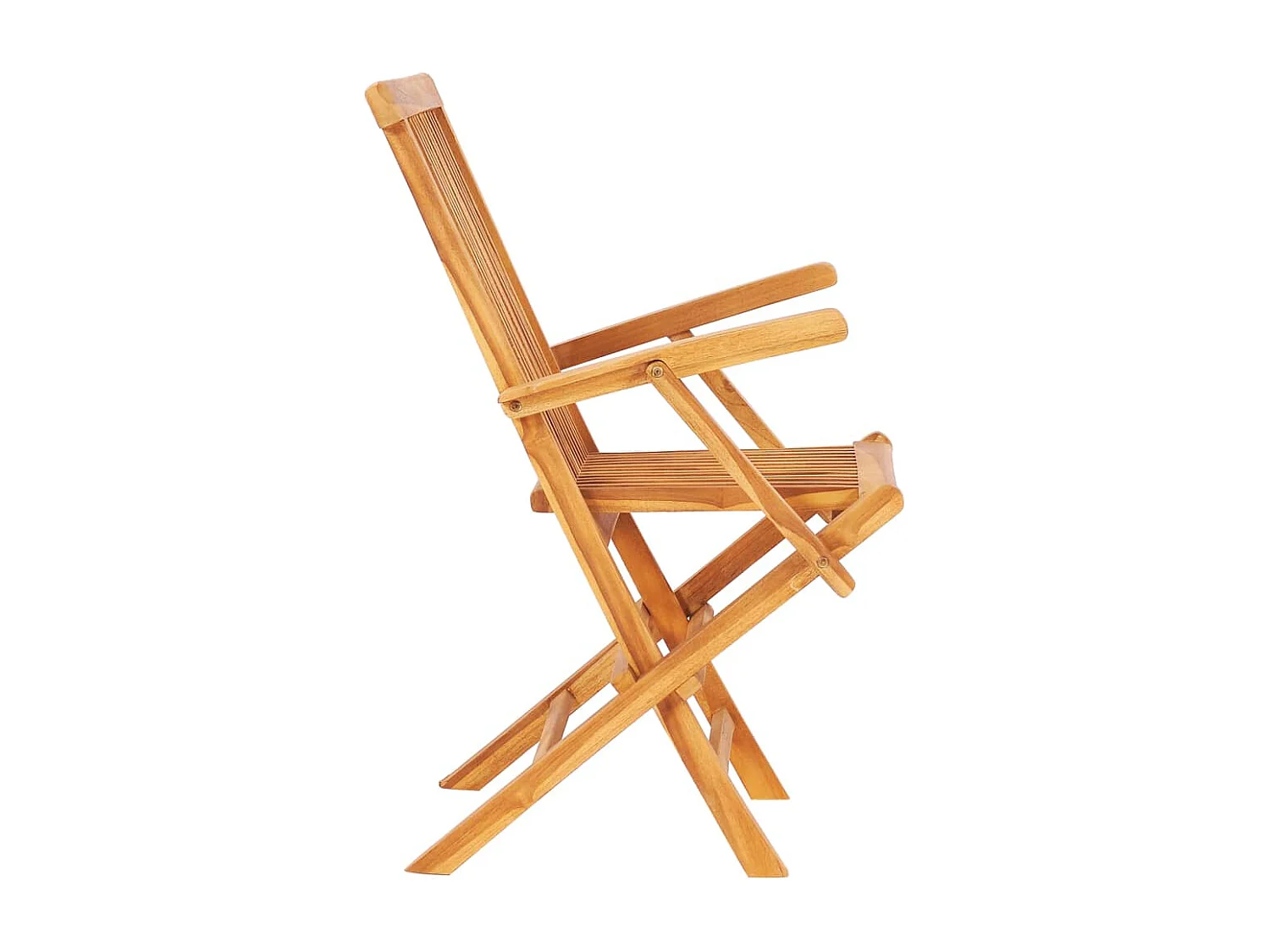 Ensemble à manger d'extérieur pliable 7 pcs Bois solide de teck