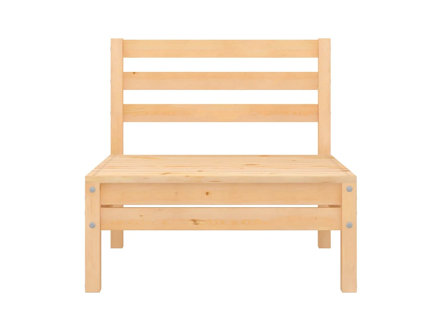 6-tlg. Garten-Lounge-Set Kiefer Massivholz