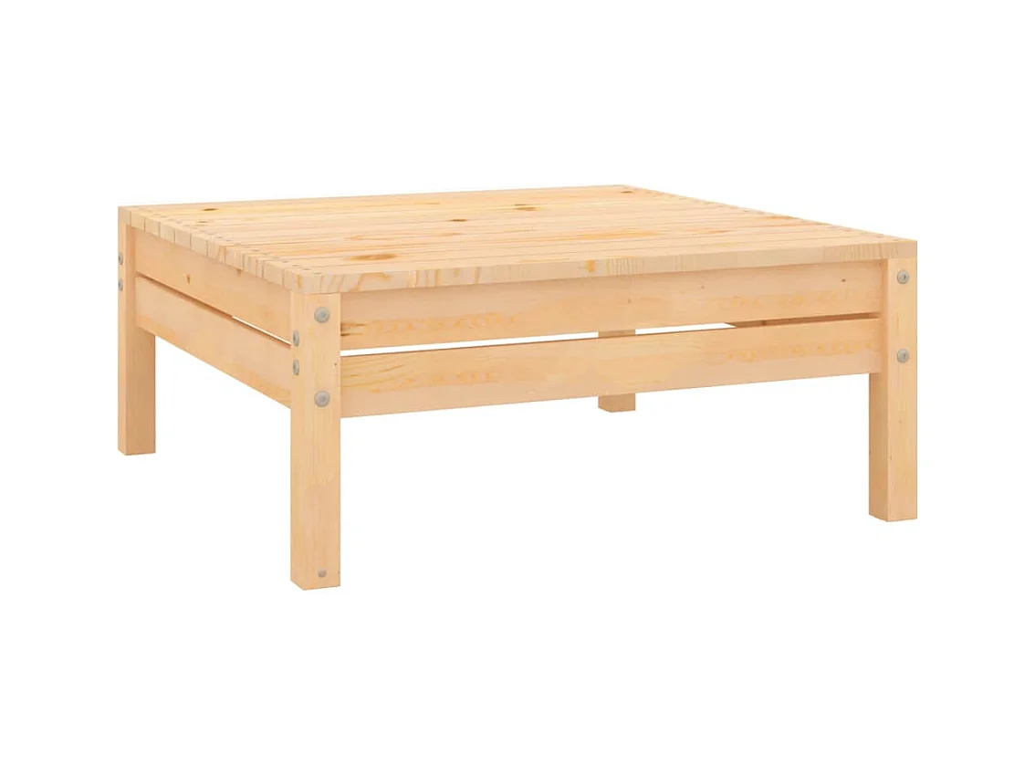 6-tlg. Garten-Lounge-Set Kiefer Massivholz