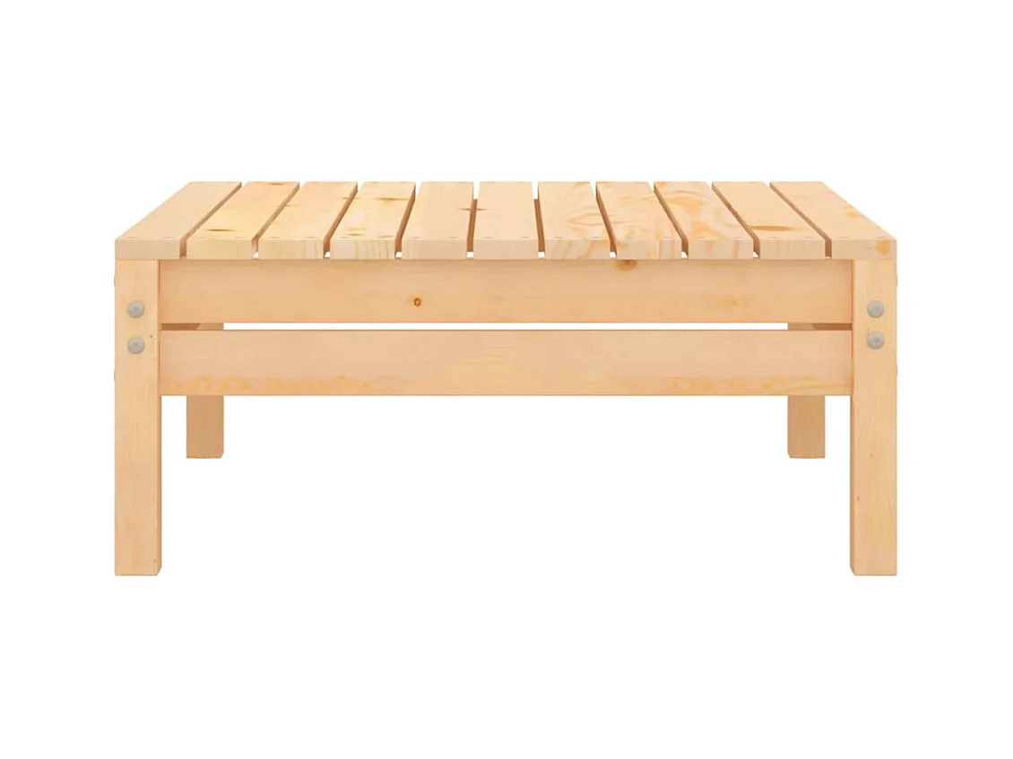 6-tlg. Garten-Lounge-Set Kiefer Massivholz