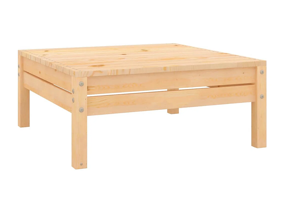 Salon de jardin 6 pcs Bois de pin massif