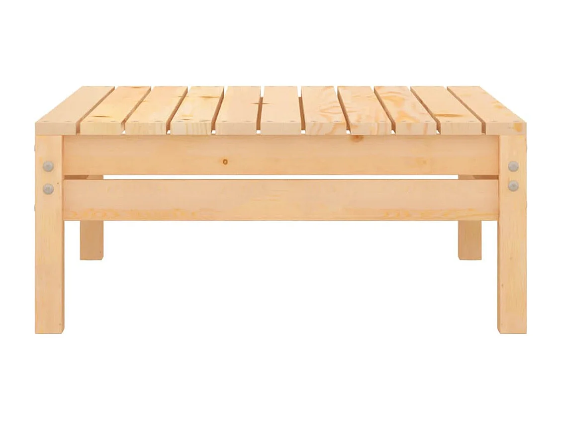 Salon de jardin 6 pcs Bois de pin massif