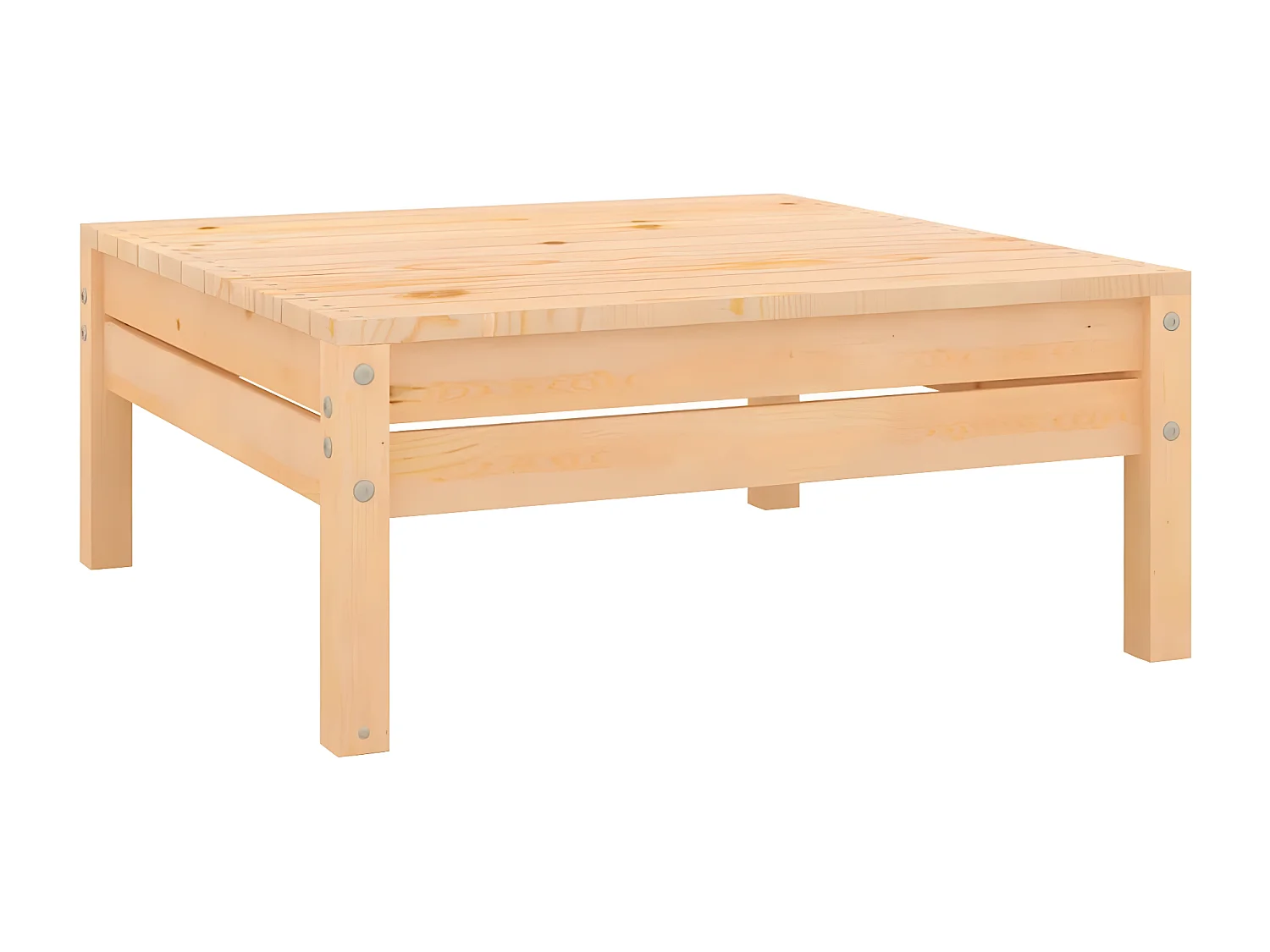 Salon de jardin 8 pcs Bois de pin massif