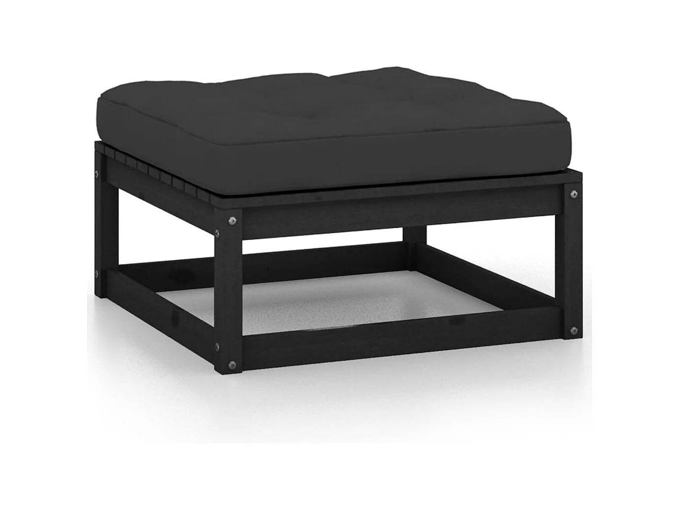 7-delige Loungeset met kussens massief grenenhout